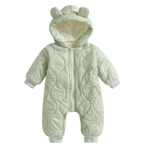 Infant Toddler Cozy Hooded Snowsuit
