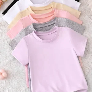 6-Pack Toddler Girls' T-Shirts,