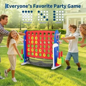 4 Outdoor Giant Connect  Games