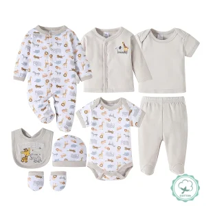 8 piece Baby Boy Layette