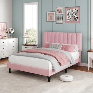 Twin Full Queen Upholstered Platform Bed