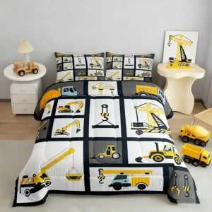 Boys Construction Bedding Set