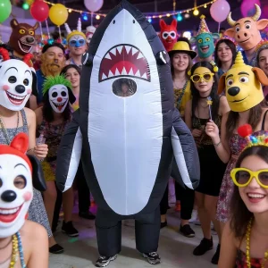 Inflatable Halloween Shark Suit